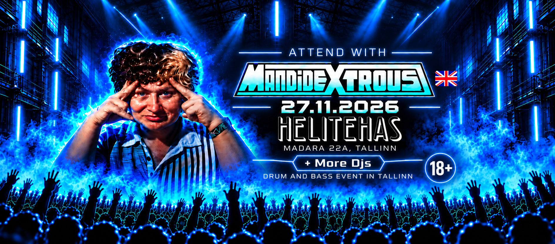 Attend with MANDIDEXTROUS (UK)