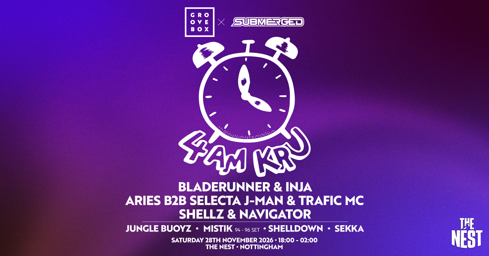 4am Kru & MORE - Groovebox X Submerged