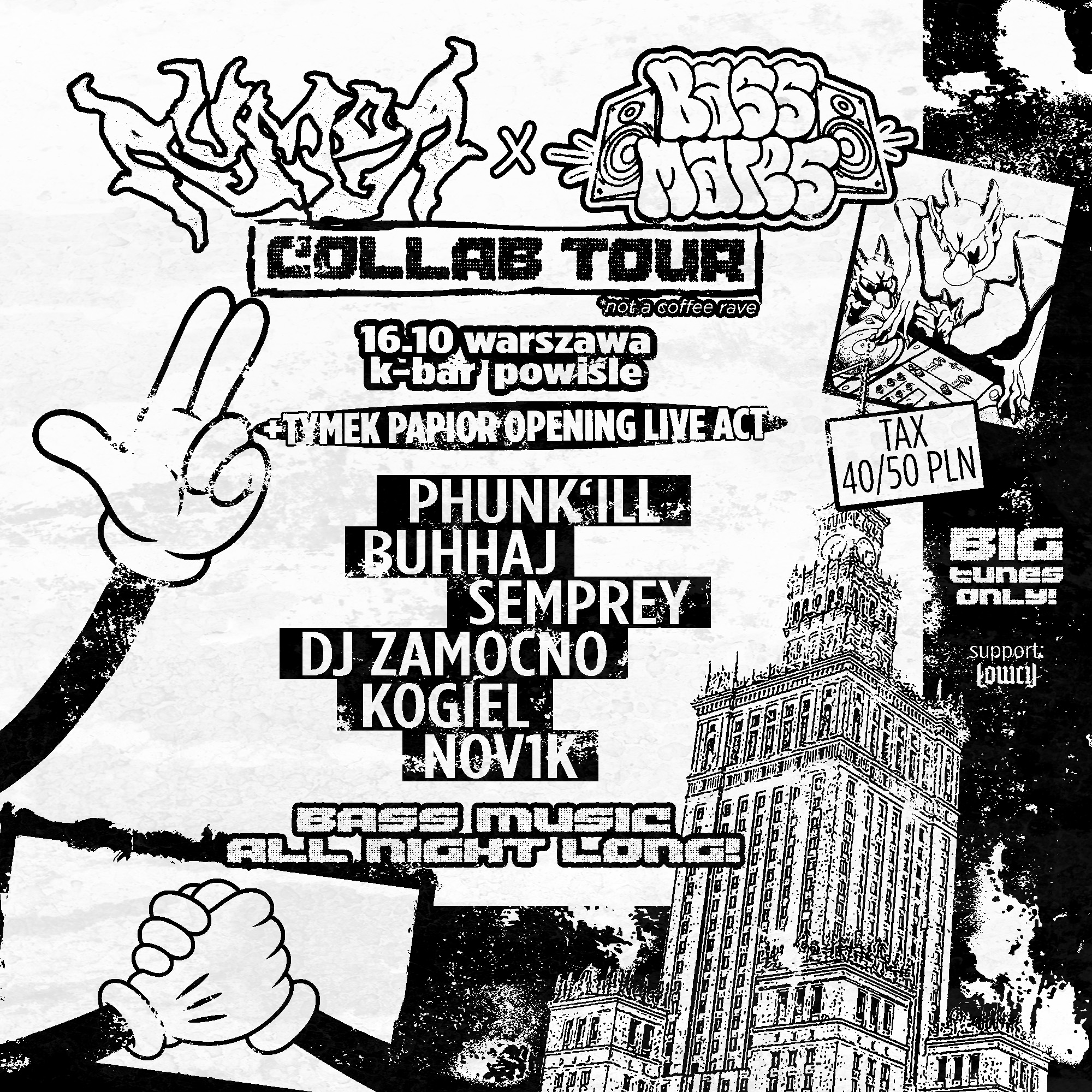 RUMOR COLLAB TOUR: WARSAW, Tymek Papior (LIVE) W/ BASS MATES