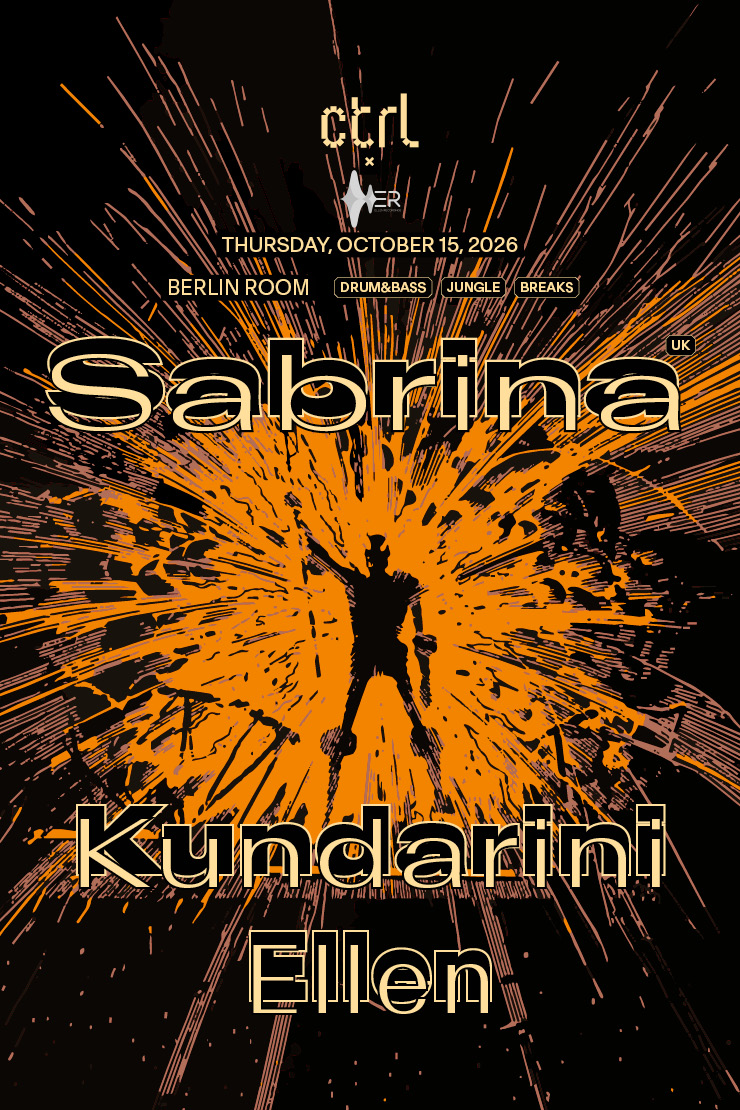 ctrl x Ellen Recordings pres. Sabrina [UK], Kundarini, Ellen