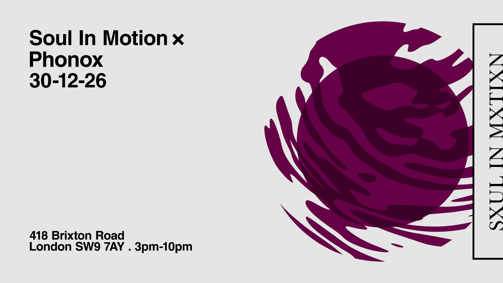 Soul In Motion - Pre-NYE Drum & Bass Party