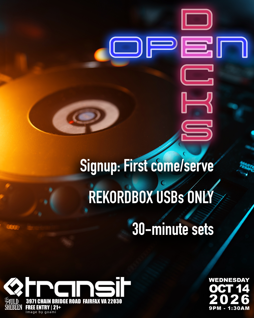 Transit - Open Decks Night