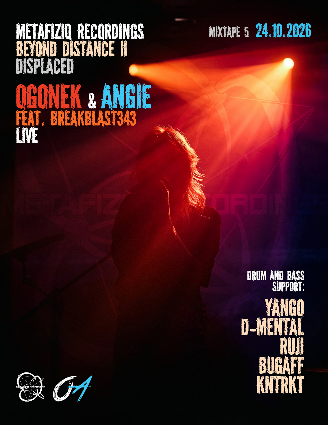 METAFIZIQ: BEYOND DISTANCE II — DISPLACED - Ogonek & ANGIE LIVE
