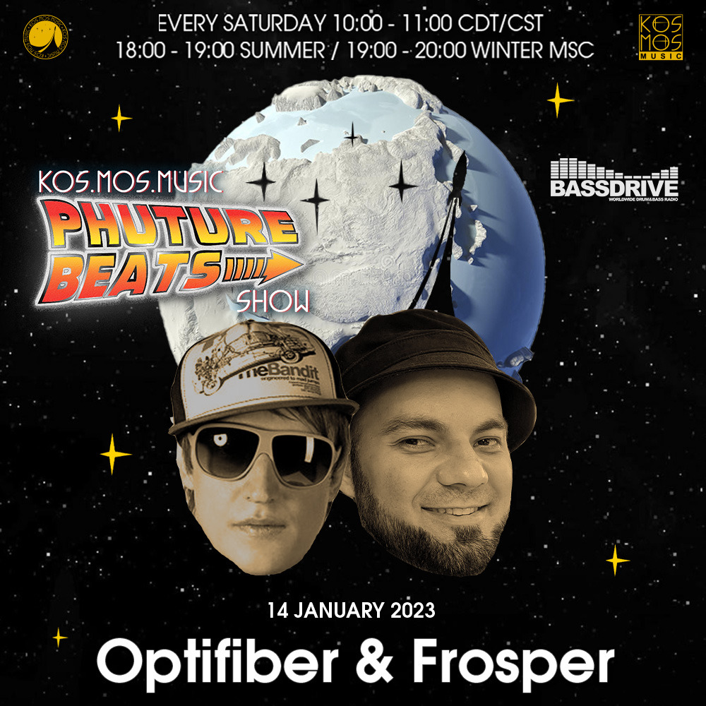 Optifiber & Frosper - Phuture Beats Show @ Bassdrive.com 14.01.23