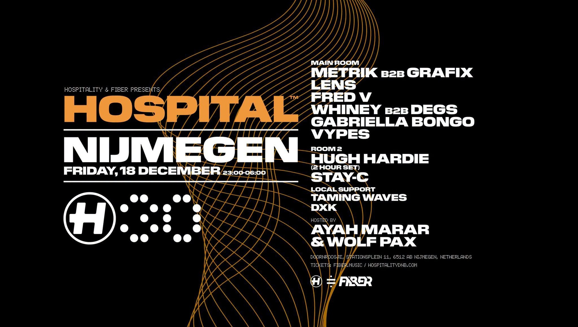 Hospital30 brings Metrik and 11 more to Doornroosje