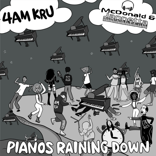 Pianos Raining Down cover