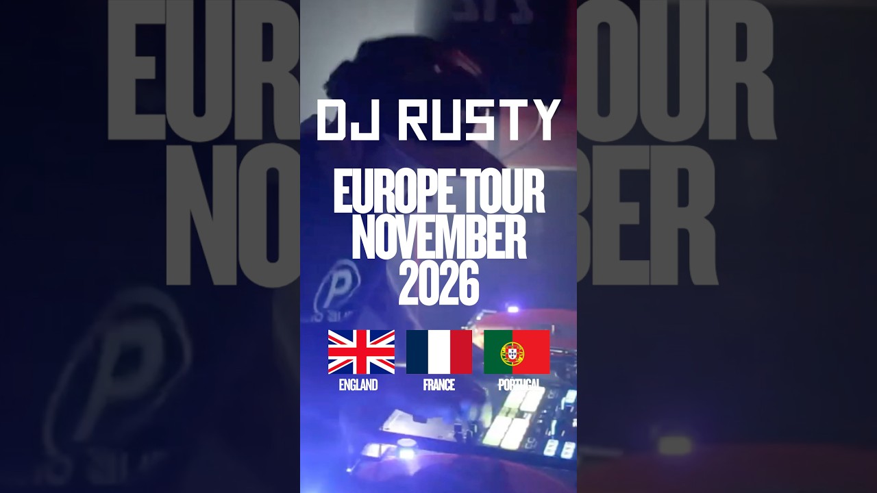 🚨 Dj Rusty - EUROPE TOUR ANNOUNCEMENT 🚨 #dnb #drumnbass