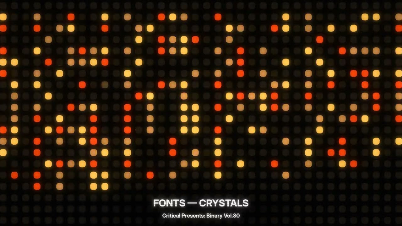 Fonts - Crystals