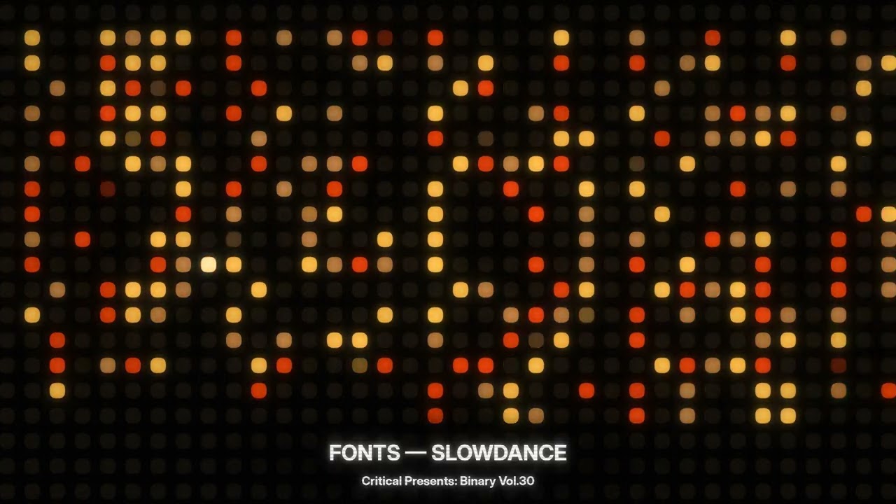 Fonts - Slowdance