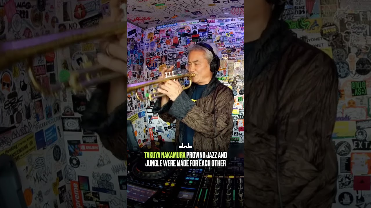 trumpet in one hand, faders in the other. takuya nakamura makes it look easy…